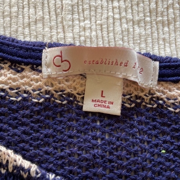 CB established 1962 Layered Look Long Sleeve Knit Sweater. Size L. P2/A1601 - Picture 3 of 8